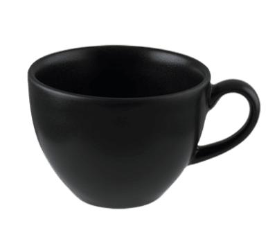 Порцеланова черна чаша за чай 230 мл NOTTE, Bonna Турция