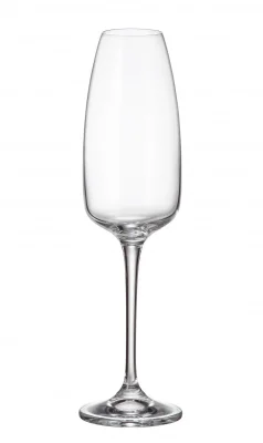 Anser чаши за шампанско 290 мл, 6 броя, Bohemia Crystalite