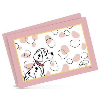 Комплект детски подложки за хранене 45  x 30 см, розов цвят, Disney La Carica Dei, Egan Италия