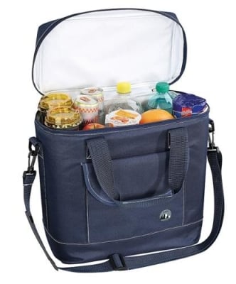 Хладилна чанта за храни и напитки 18 литра DUNA, дънково син цвят, CILIO Германия