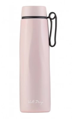 Стоманена термо бутилка 500 мл Fuori, розов цвят, Vialli Design Полша