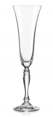 Сватбени чаши за шампанско 180 мл VICTORIA, Bohemia Crystal Чехия