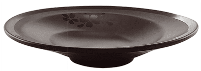 Меламинова дълбока чиния 23 см SHIBUI, черен цвят