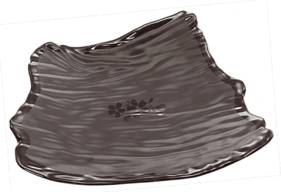 Меламиново плато за суши 30 x 23 см SHIBUI, черен цвят