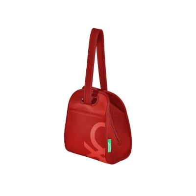 Неопренова чанта за обяд,червен цвят, United Colors Of Benetton