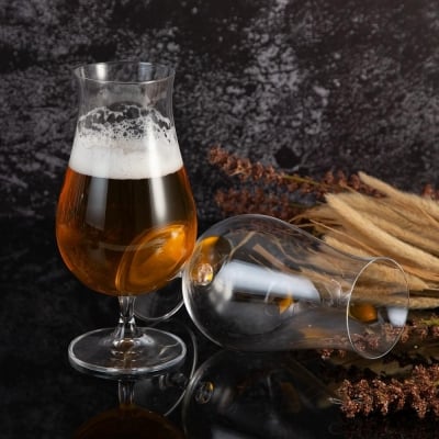 BEER чаши за бира на столче 550 - 6 броя, Bohemia Crystalite