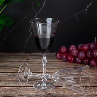 PARUS чаши за бяло / червено вино 250 мл - 6 броя, Bohemia Crystalite