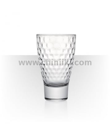 Стъклени чаши за вода и безалкохолни напитки 375 мл Honeycomb, 6 броя