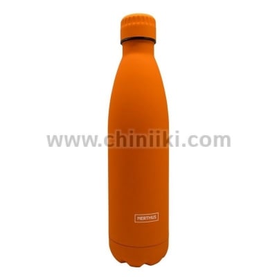 Двустенен термос за напитки 750 мл, оранжев цвят, NERTHUS Испания