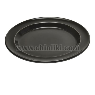 Керамична чиния за основно ястие 27.5 см, черен цвят, EMILE HENRY Франция