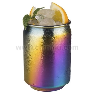 Чаша за коктейл покритие, цвят рейнбоу, 350 мл, APS Германия