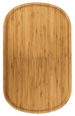 Бамбукова овална дъска за сервиране 47 x 29 см