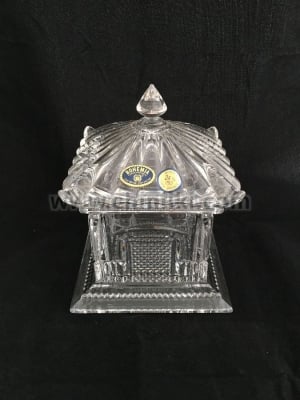 Кристална къща - бонбониера 14.2 см, Bohemia Crystal