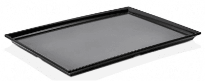 Меламиновo плато за презентация 43 x 25 x 2 см, черен цвят