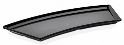 Меламиновo плато за презентация Дъга 51.5 x 15 x 2 см NEPTUN, черен цвят