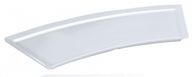 Меламиновo плато за презентация Дъга 51.5 x 15 x 2 см NEPTUN, бял цвят