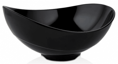 Меламинова купа 36 x 28 x 17.5 см GRANDE, 4.4 литра, черен цвят