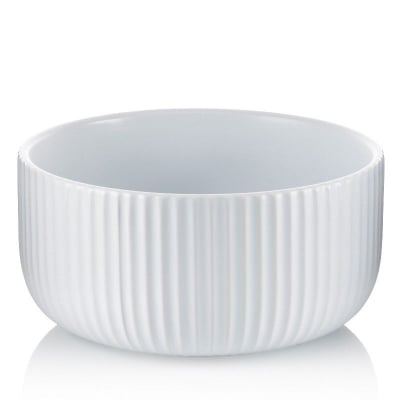 Керамична кръгла купа за печене 23 см MAILA, бял цвят, KELA Германия