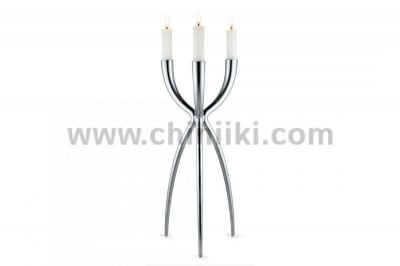 Дизайнерски свещник с 3 рамена "COPIC" 40 см, Philippi Германия