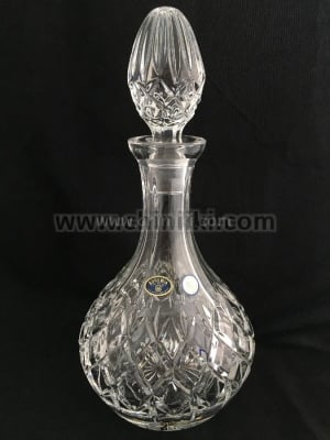 Кристално шише за уиски 750 мл, Bohemia Crystal Чехия