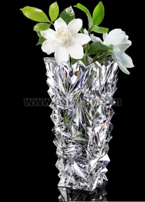Pyramida ваза за цветя 30 см, Bohemia Crystal