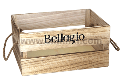 Дървена касетка Bellagio 36 x 25 x 17 см - БЕЖОВА