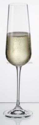 ARDEA чаши за шампанско 220 мл, 6 броя, Bohemia Crystalite