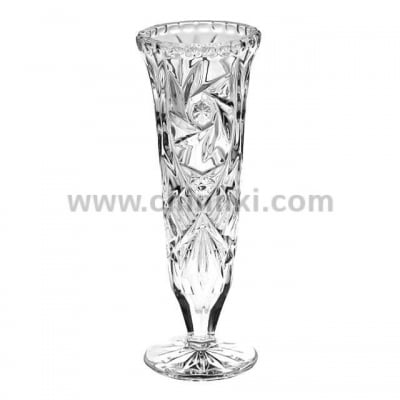 Кристална ваза за цветя 17 см, Bohemia Crystal Чехия