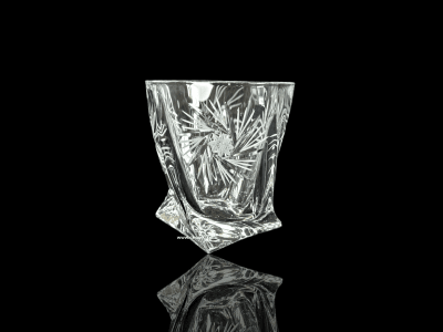 Моника - Куадро кристални чаши за уиски 340 мл - 6 броя, JULIA Crystal Полша