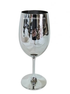 Метализирана чаша за вино 350 мл