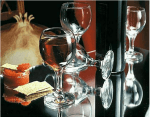 Стъклени чаши за вино 210 мл KOUROS, 6 броя