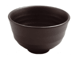 Меламинова купичка за ориз/мисо супа 10 см SHIBUI, черен цвят