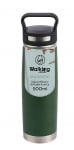 Метална вакуумна термо бутилка за вода 500 мл Walking, зелен цвят, Bergner Австрия