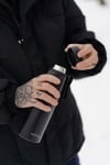 Стоманена термо бутилка 500 мл Fuori, черен цвят, Vialli Design Полша