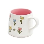 Керамична чаша с цветя за кафе или чай 350 мл MALIS 1, HOMLA Полша