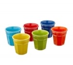 Комплект 6 броя цветни чаши за еспресо кафе 90 мл Octagonal, Bialetti Италия