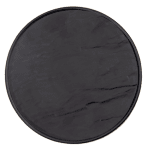 Порцеланова чиния METEOR 25 см, черен цвят