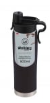 Метална вакуумна термо бутилка за вода 500 мл Walking, черен цвят, Bergner Австрия