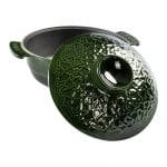 Кръгла чугунена тенджера 26 см Anatolia Premium, зелен цвят, LAVA Турция