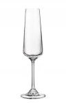Corvus чаши за шампанско 160 мл, 6 броя, Bohemia Crystalite