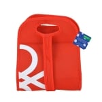 Неопренова чанта за обяд,червен цвят, United Colors Of Benetton
