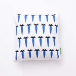 Възглавница 40 x 40 см Fw23, бял цвят със сини моркови, United Colors Of Benetton