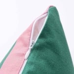 Възглавница 40 x 40 см Fruits, розов цвят със зелена ябълка, United Colors Of Benetton