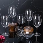 Cristallin чаши за червено вино 590 мл, 6 броя, Bohemia Royal Чехия