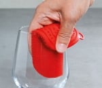 Силиконова гъба за почистване на кухня, червен цвят, Küchenprofi Германия