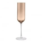Комплект 4 броя чаши за шампанско FUUMI, 220 мл - цвят опушено кафяво (Coffee), BLOMUS Германия