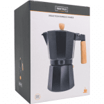 Алуминиева индукционна кафеварка за 9 кафета - черна, Nerthus Испания