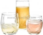 Стъклени чаши за вода 405 мл AIZONA, 6 броя