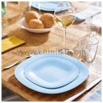 Carine Light Turquoise & White сервиз за хранене 19 елемента, Luminarc Франция