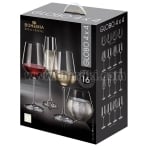 Комплект за вино, шампанско и  вода GLOBO, 16 части, Bohemia Royal Crystal